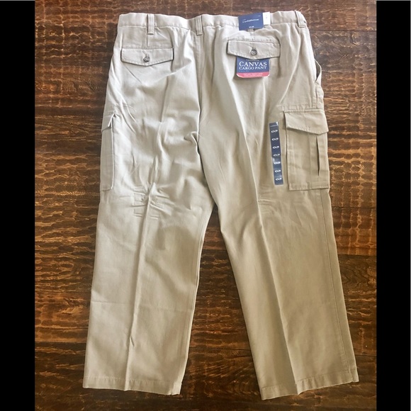 Croft&Barrow Khaki Canvas CargoPant-Size42x29(NWT) - Picture 4 of 7